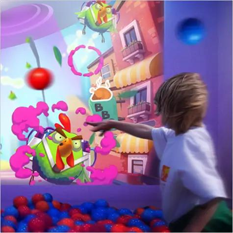 Kids playing interactive game - photo 6