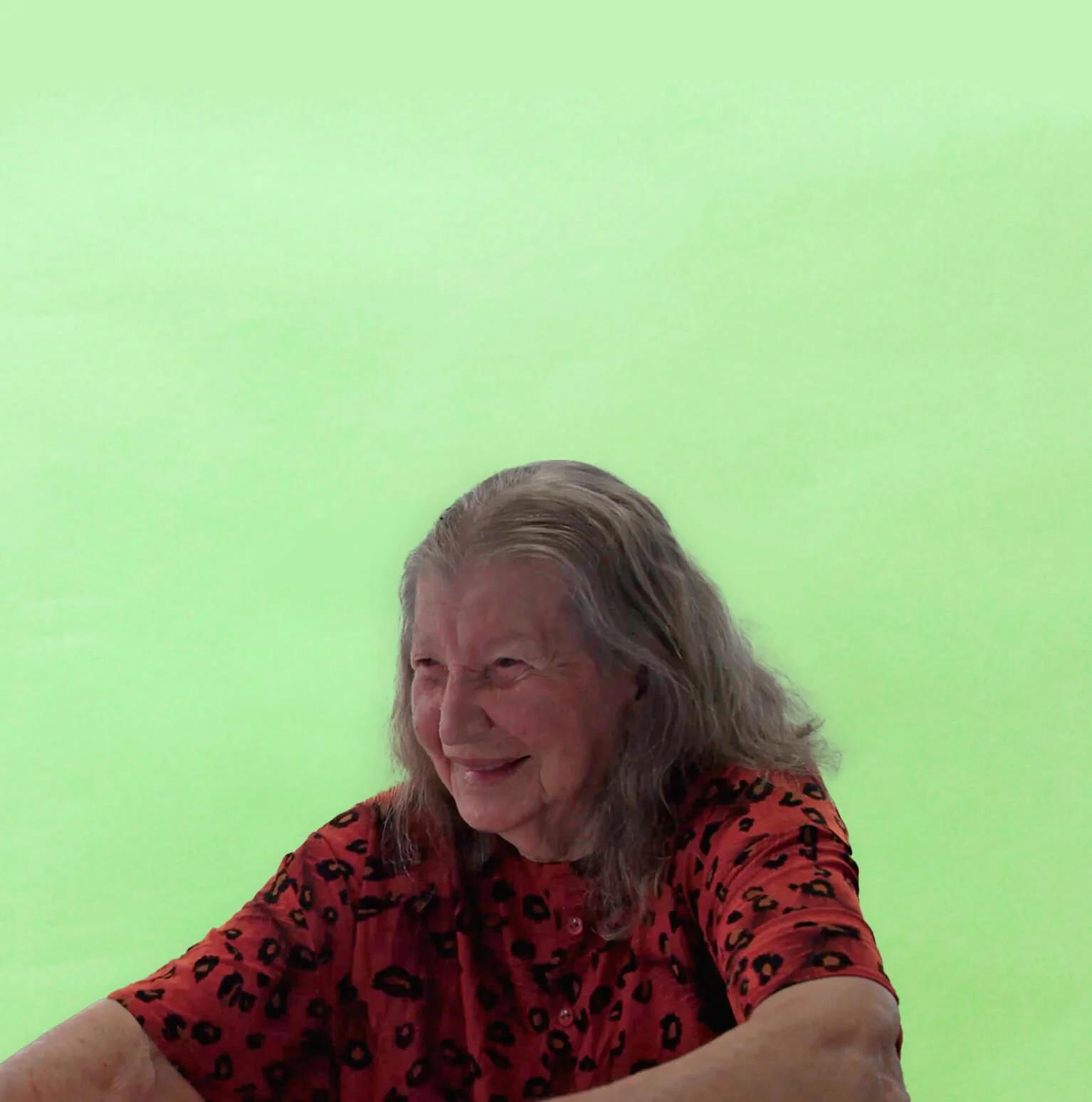 Smiling elderly woman