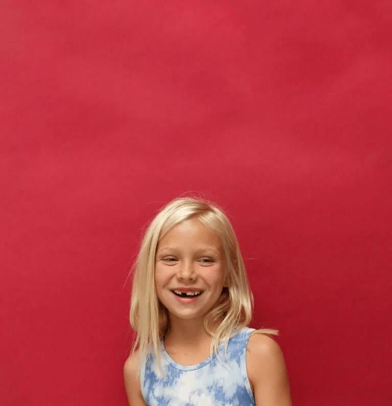 Smiling young girl
